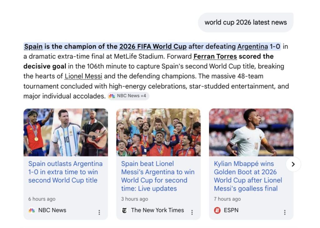 Mondiali 2026, la corsa alle Top Stories di Google: vince Rai, il caso è ilfattoquotidiano Mondiali 2026, la corsa alle Top Stories di Google: vince Rai, il caso è ilfattoquotidiano