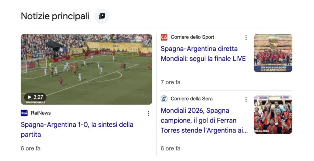 Mondiali 2026, la corsa alle Top Stories di Google: vince Rai, il caso è ilfattoquotidiano Mondiali 2026, la corsa alle Top Stories di Google: vince Rai, il caso è ilfattoquotidiano